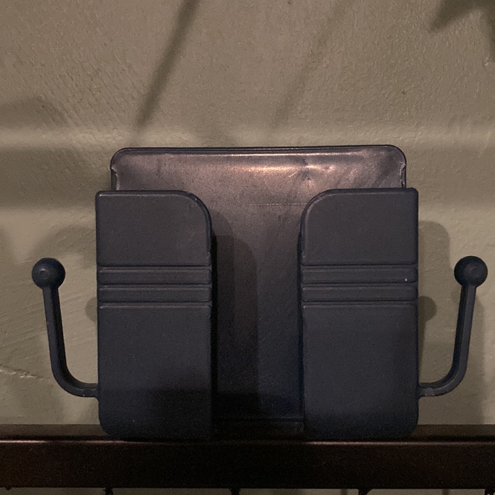Self adhesive phone charging rack Navy